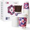 Disposable Coffee Cups with Lids, 120 Pack To Go Hot Coffee Cups with Lids and Straws for Travel, Party, Restaurants and Business